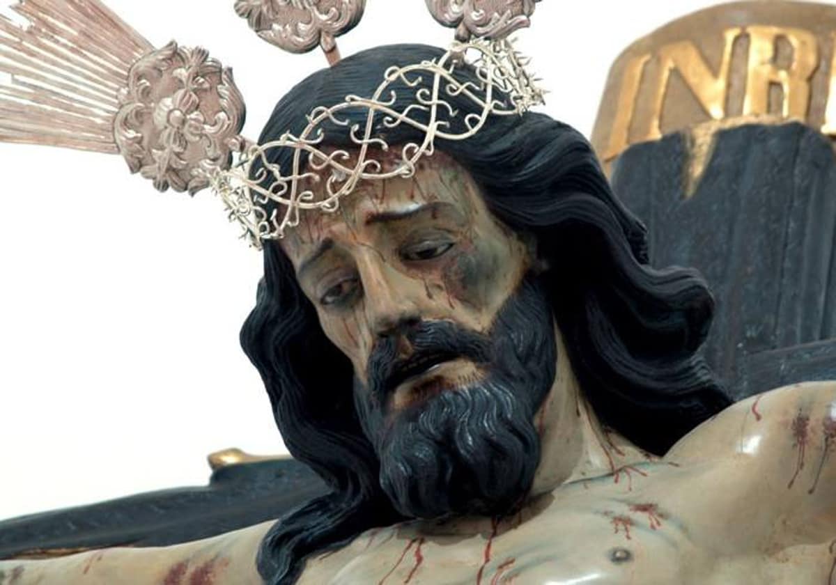 Cristo crucificado, de la parroquia de San Pedro, de Benaocaz (Cádiz), obra realizada por Antonio Asensio de la Cerda en 1771.