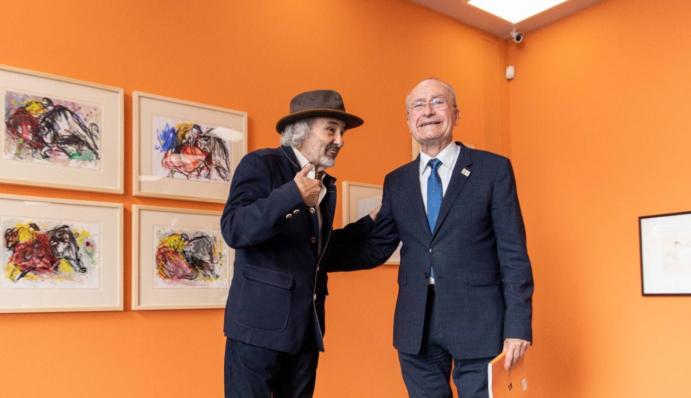 El Museo en el Molinillo del artista expresionista se une al 50 aniversario del a muerte del autor del 'Guernica' con la tauromaquía vista por ambos creadores malagueños