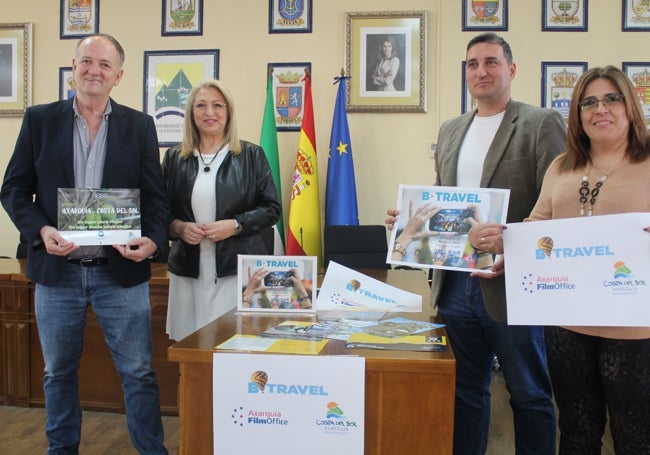 Acto de presentación de la promoción de la Axarquía en la feria turística catalana.