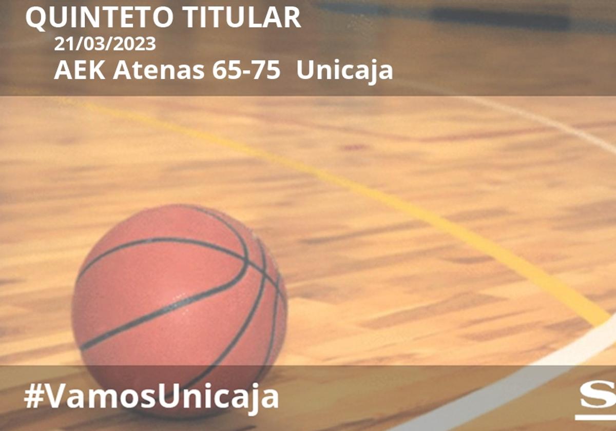 Notas a los jugadores del Unicaja en Atenas