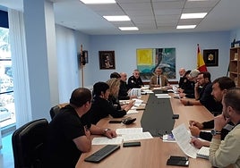 Reunión de coordinación del dispositivo de seguridad para Semana Santa.