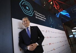 Antonio Sanz, en el Congreso de Ciberseguridad de Andalucía.