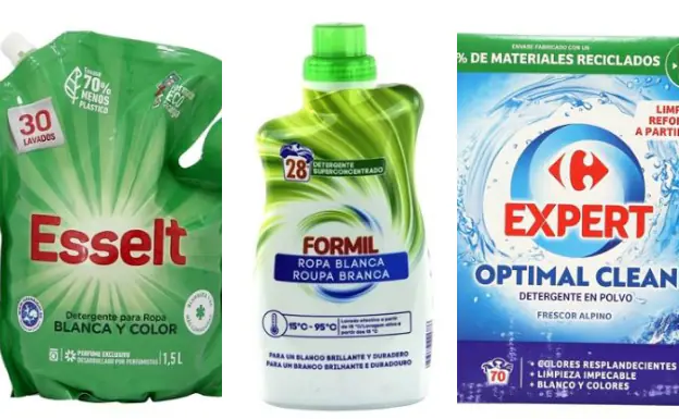 Mejores detergentes: Estos son los mejores detergentes para quitar las  manchas de la ropa, según la OCU