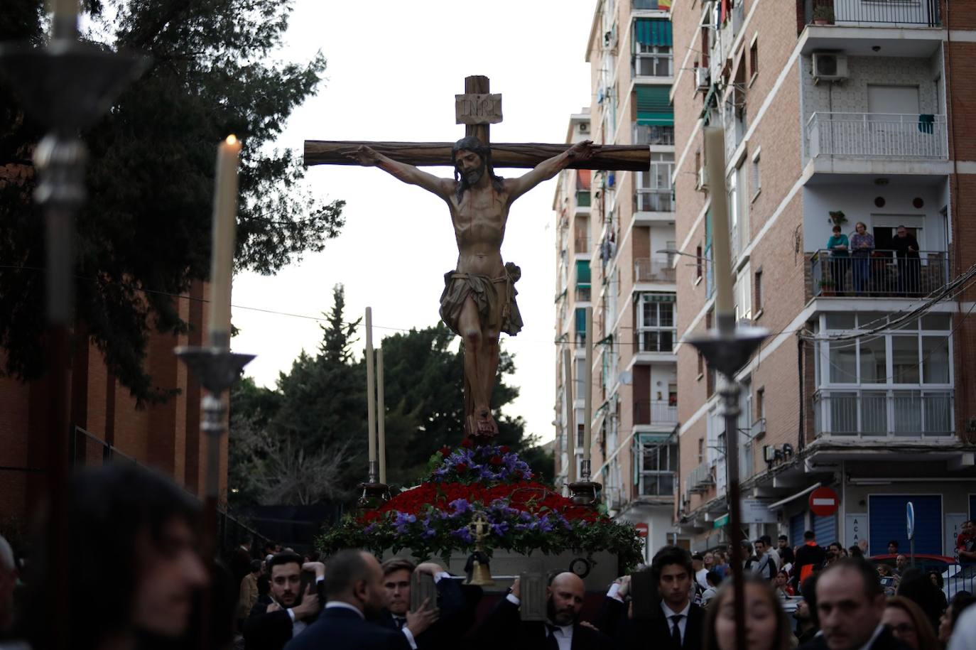 Salida procesional del Cristo de la Sed por Miraflores de los Ángeles este viernes 24 de marzo 