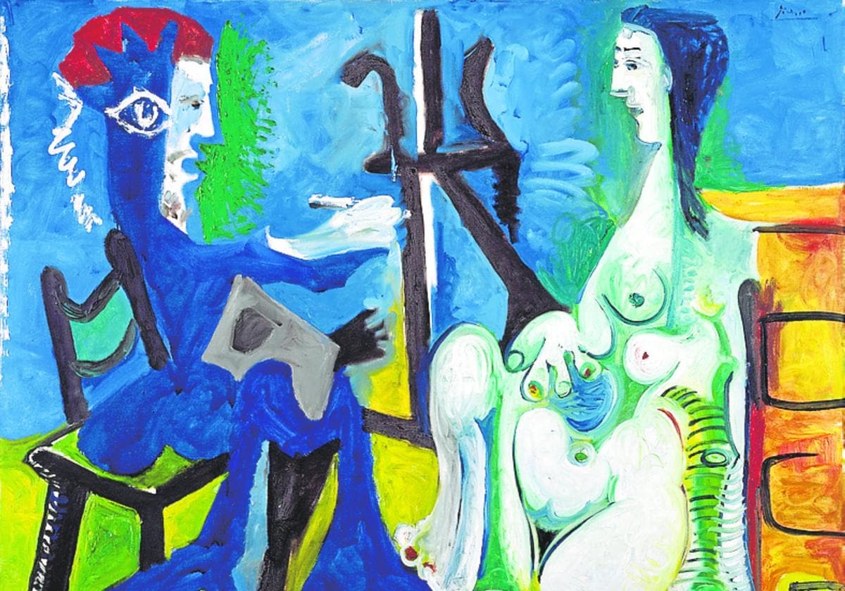 'El pintor y la modelo', 1963. Museo Nacional Centro de Arte Reina Sofía, Madrid