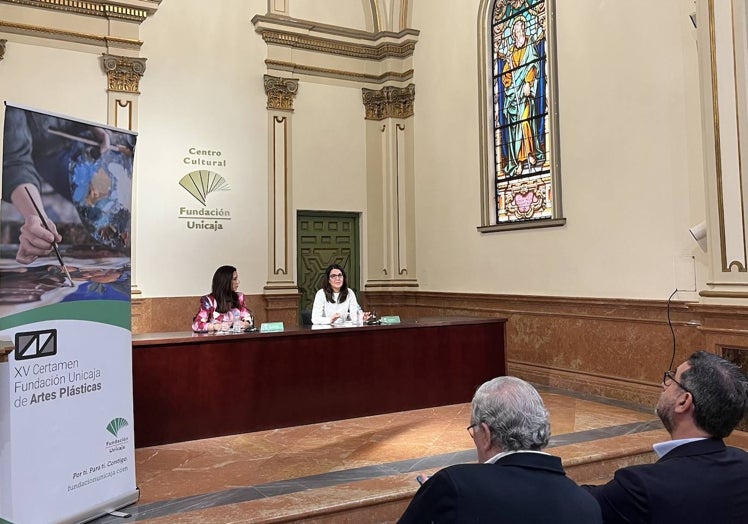 Cristina Rico y Emilia Garrido, durante la presentación de la edición.
