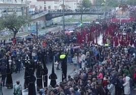 Cortejos de Zamarrilla y Mena, el Jueves Santo de 2019.