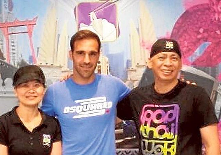 Jesús Gámez, en un establecimiento de Pad Thai Wok.