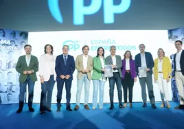 Dirigentes del PP que han participado en el encuentro celebrado en Málaga.