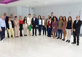 Foto de la candidatura socialista en Estepona para las próximas elecciones municipales.