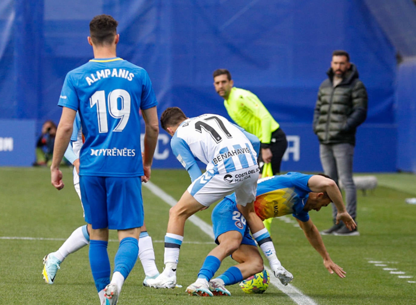 El Andorra-Málaga, en imágenes