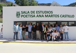 Inauguración de la nueva sala de estudios.