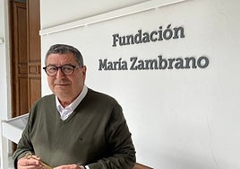 El alcalde veleño y presidente de la Fundación María Zambrano, el socialista Antonio Moreno Ferrer.