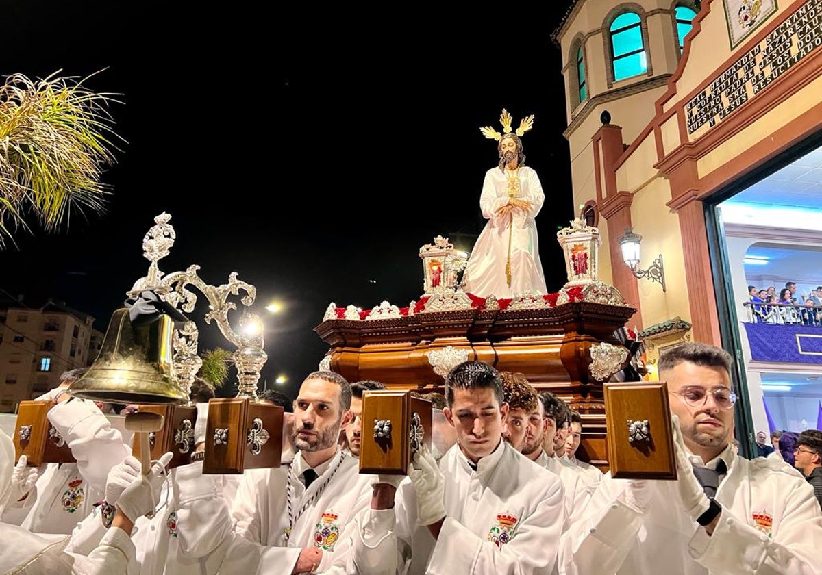 El Cautivo y la Virgen de los Dolores iluminan el Miércoles Santo fuengiroleño