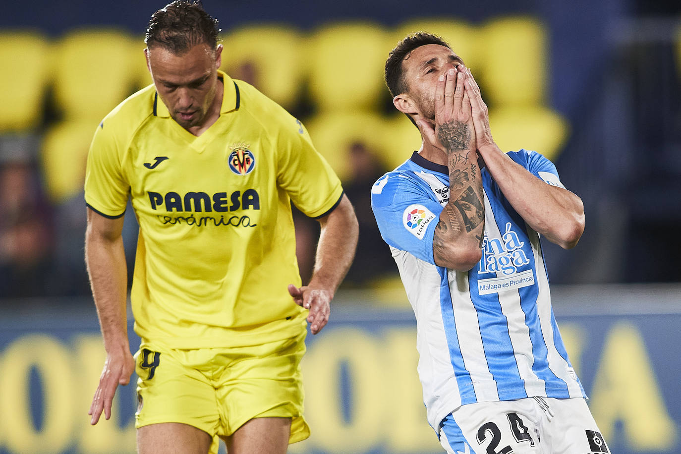 El triunfo del Málaga ante el Villarreal B, en fotos