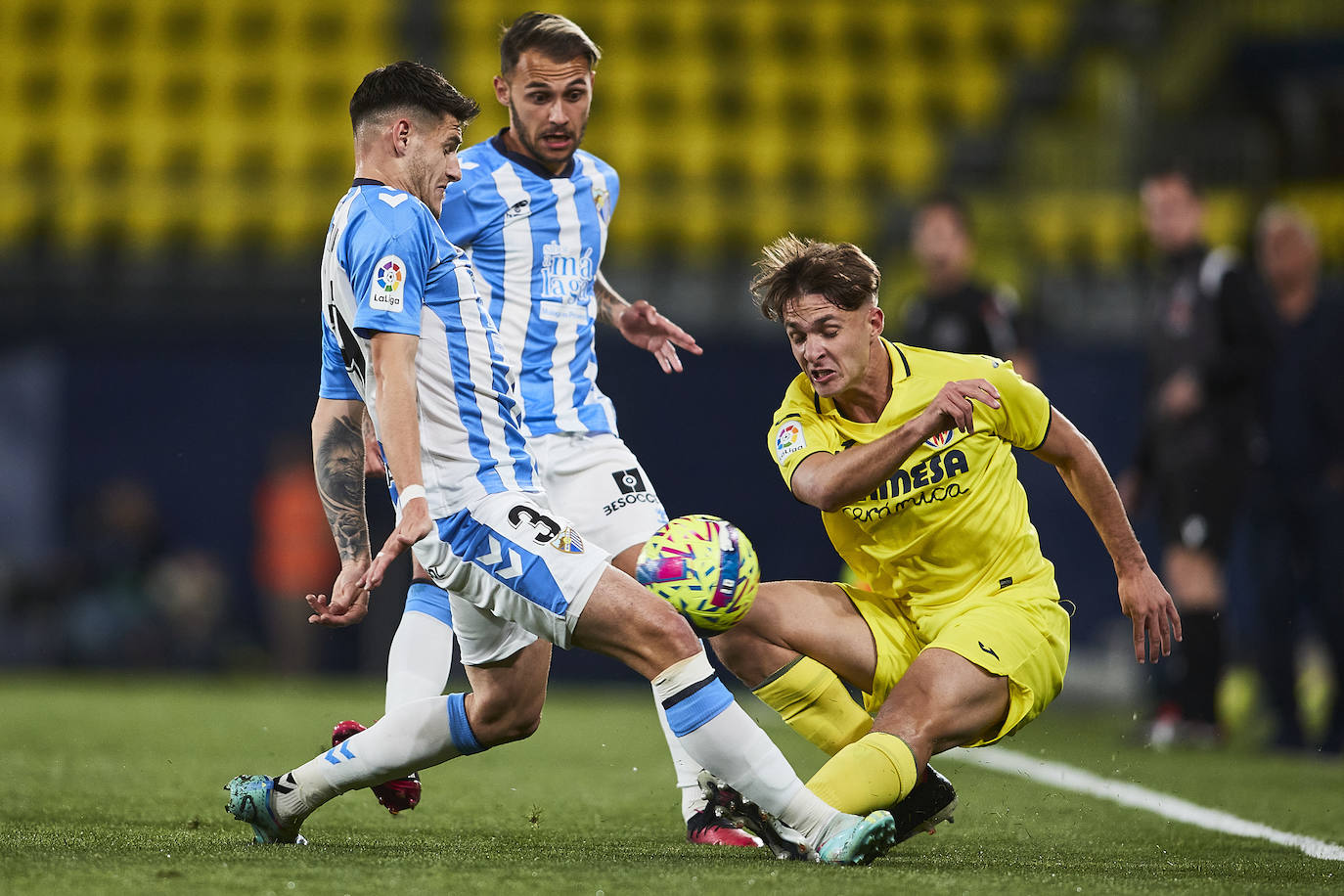 El triunfo del Málaga ante el Villarreal B, en fotos