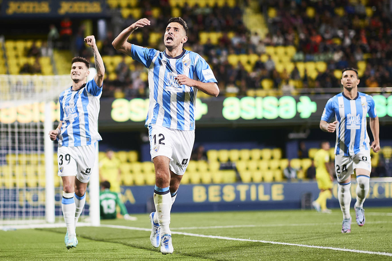 El triunfo del Málaga ante el Villarreal B, en fotos