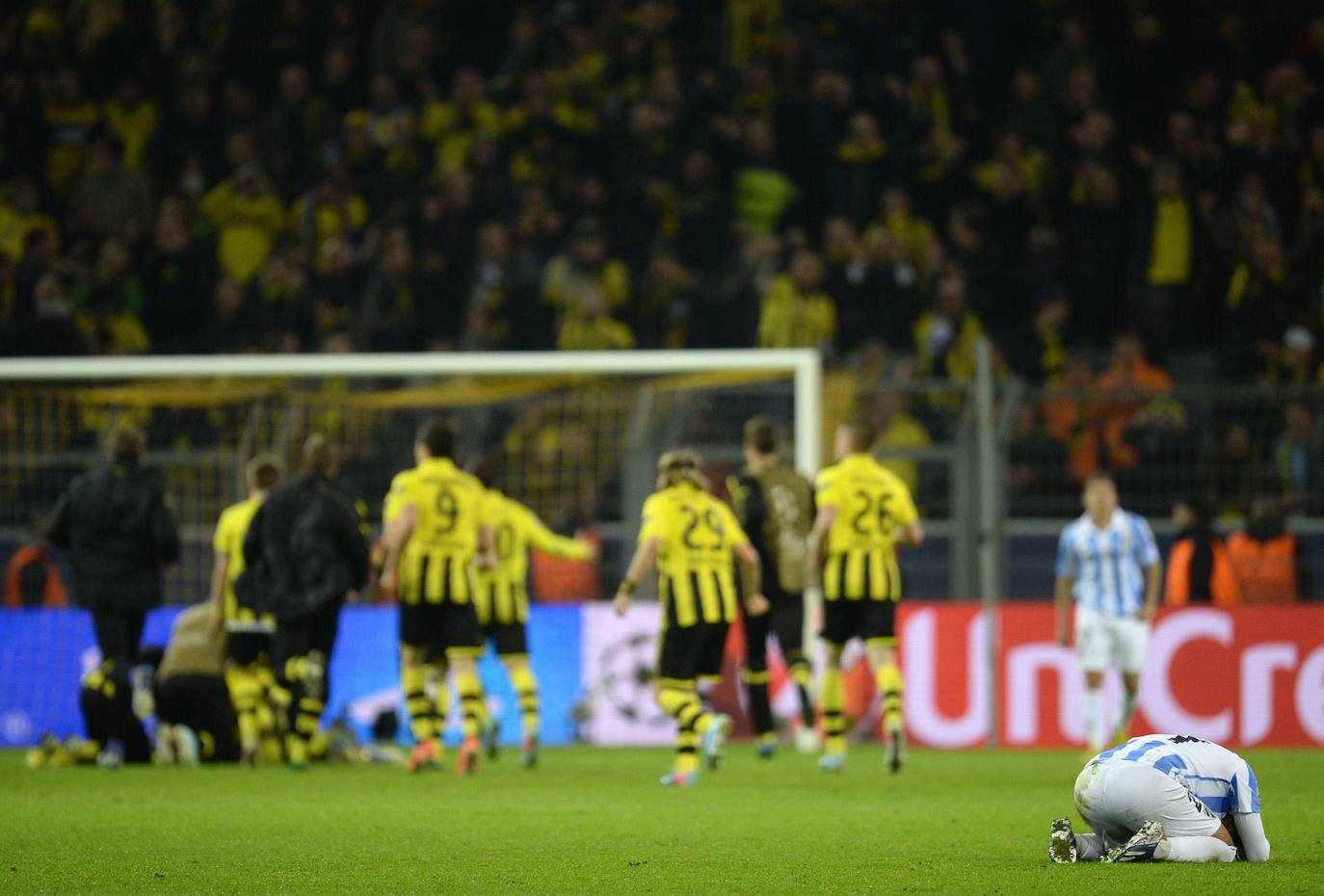 En fotos: Diez años del escándalo de la eliminación del Malaga en Dortmund en la Champions