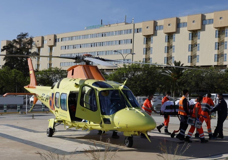 Los traslados en Málaga suelen hacerse al Hospital Clínico.