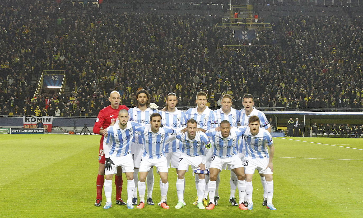 En fotos: Diez años del escándalo de la eliminación del Malaga en Dortmund en la Champions