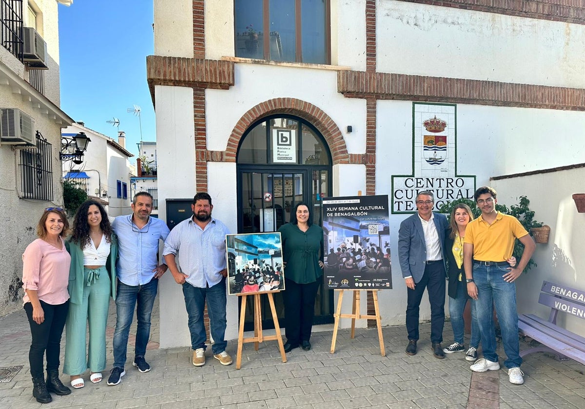 Acto de presentación de la programación de la Semana Cultural de Benagalbón.