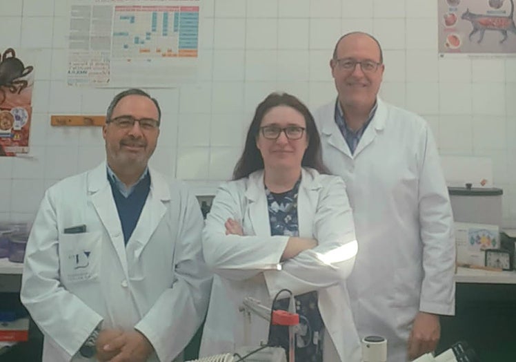 Eduardo Martínez, Sandra López y Fernando Fariñas, responsables del proyecto.