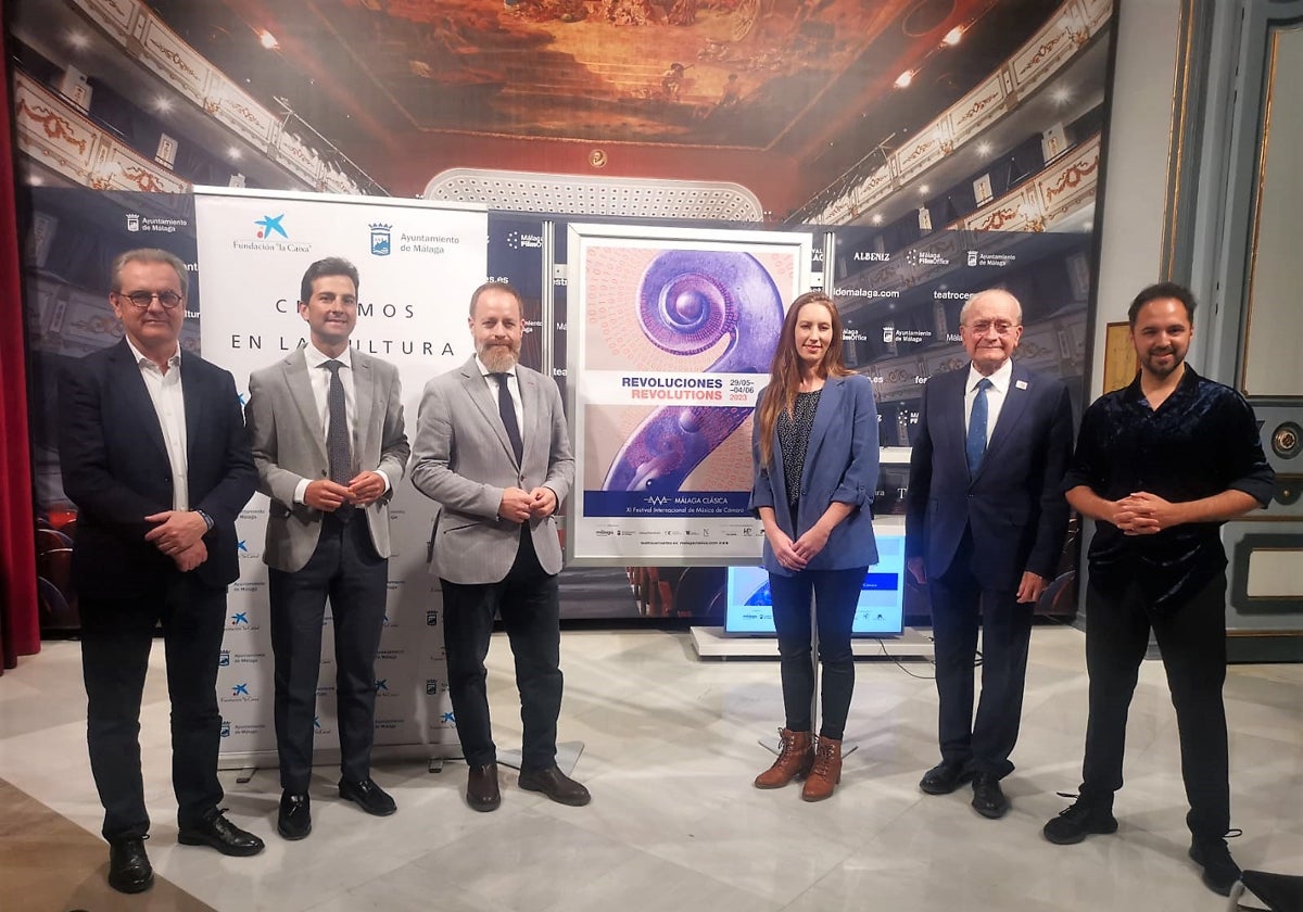 Acto de presentación del XI ciclo Málaga Clásica en el Teatro Cervantes.