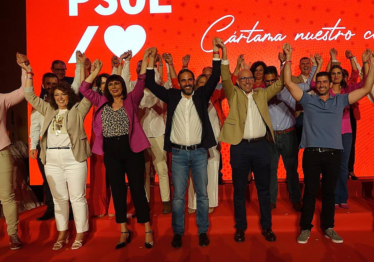 Presentación de la candidatura del PSOE de Cártama, con Jorge Gallardo y Daniel Perez.