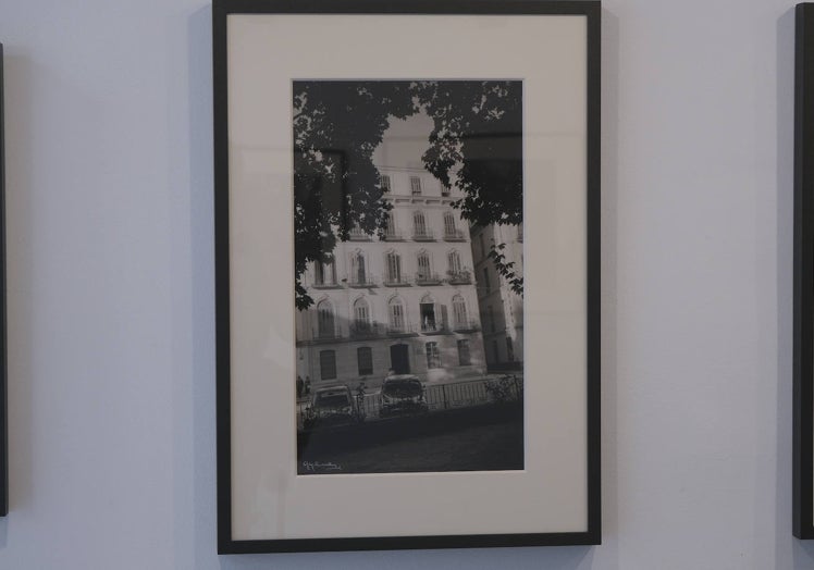 Imagen de la plaza de la Merced que Juan Gyenes llevó a Picasso en 1961.