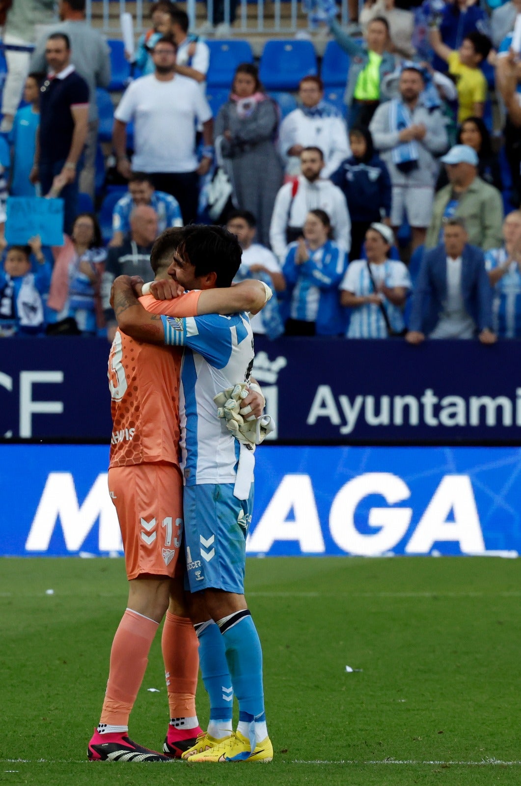 Las mejores imágenes del partido Málaga-Cartagena