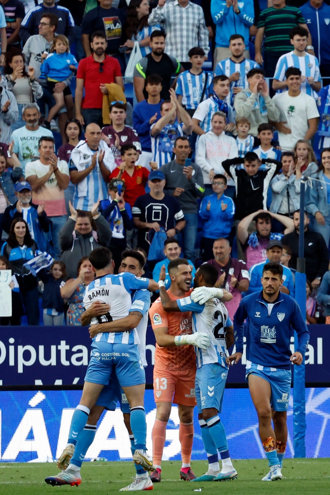 Las mejores imágenes del partido Málaga-Cartagena