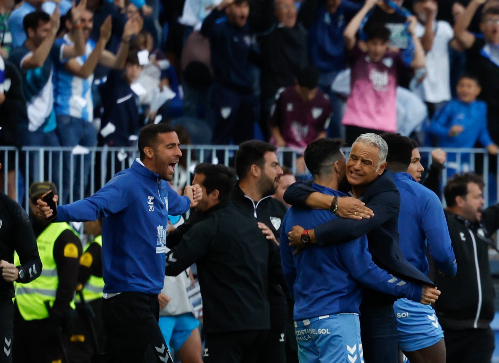 Las mejores imágenes del partido Málaga-Cartagena