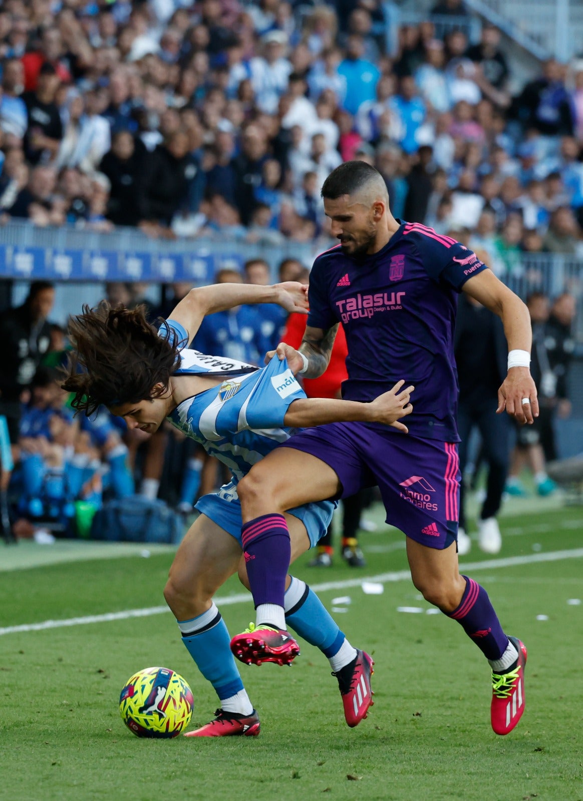 Las mejores imágenes del partido Málaga-Cartagena