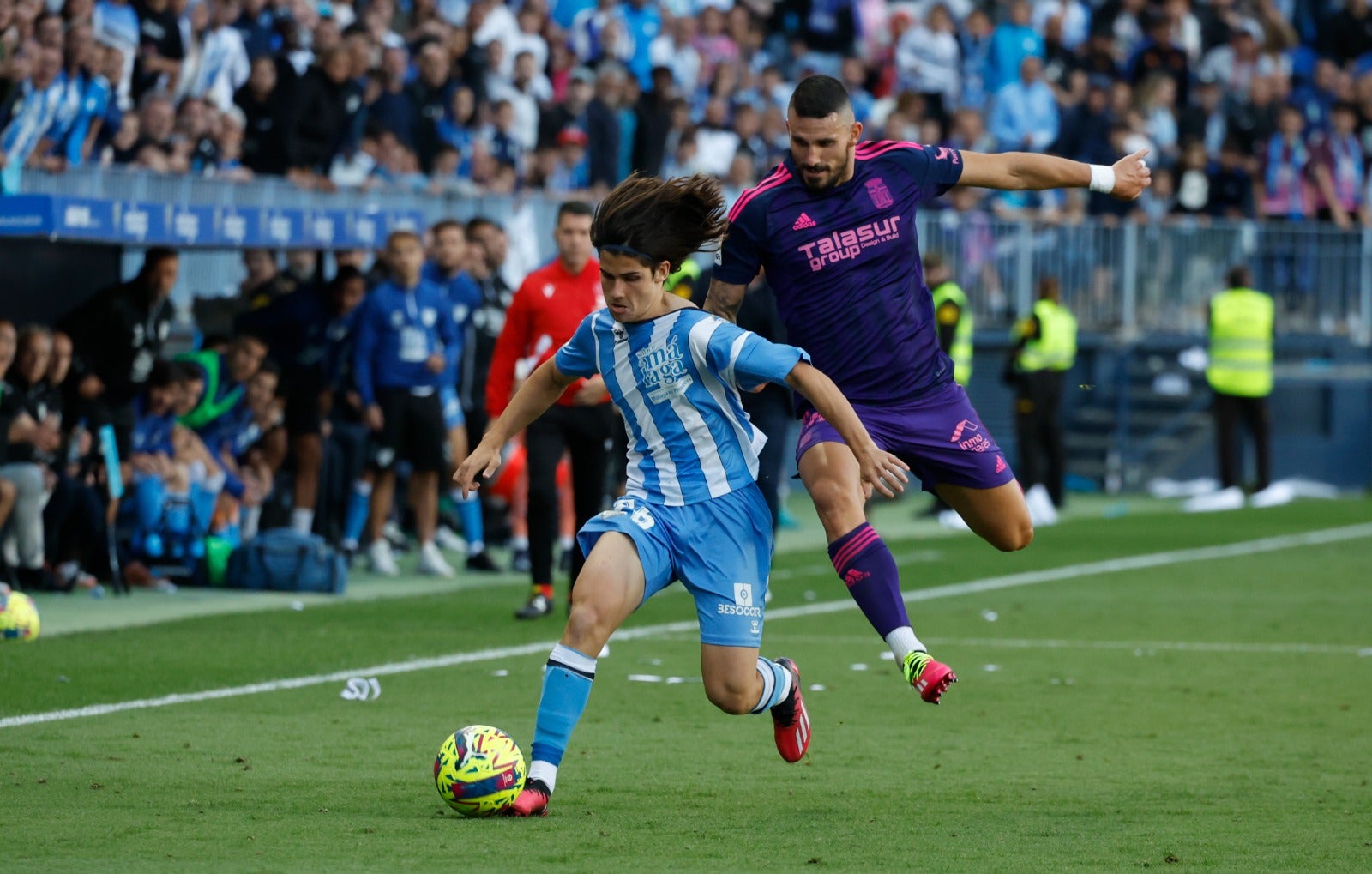 Las mejores imágenes del partido Málaga-Cartagena
