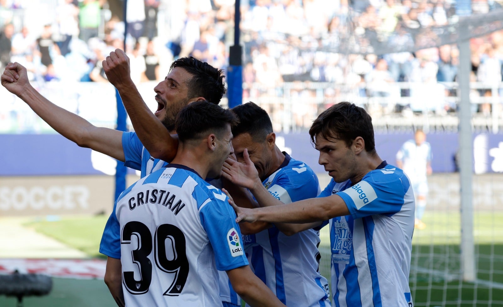 Las mejores imágenes del partido Málaga-Cartagena