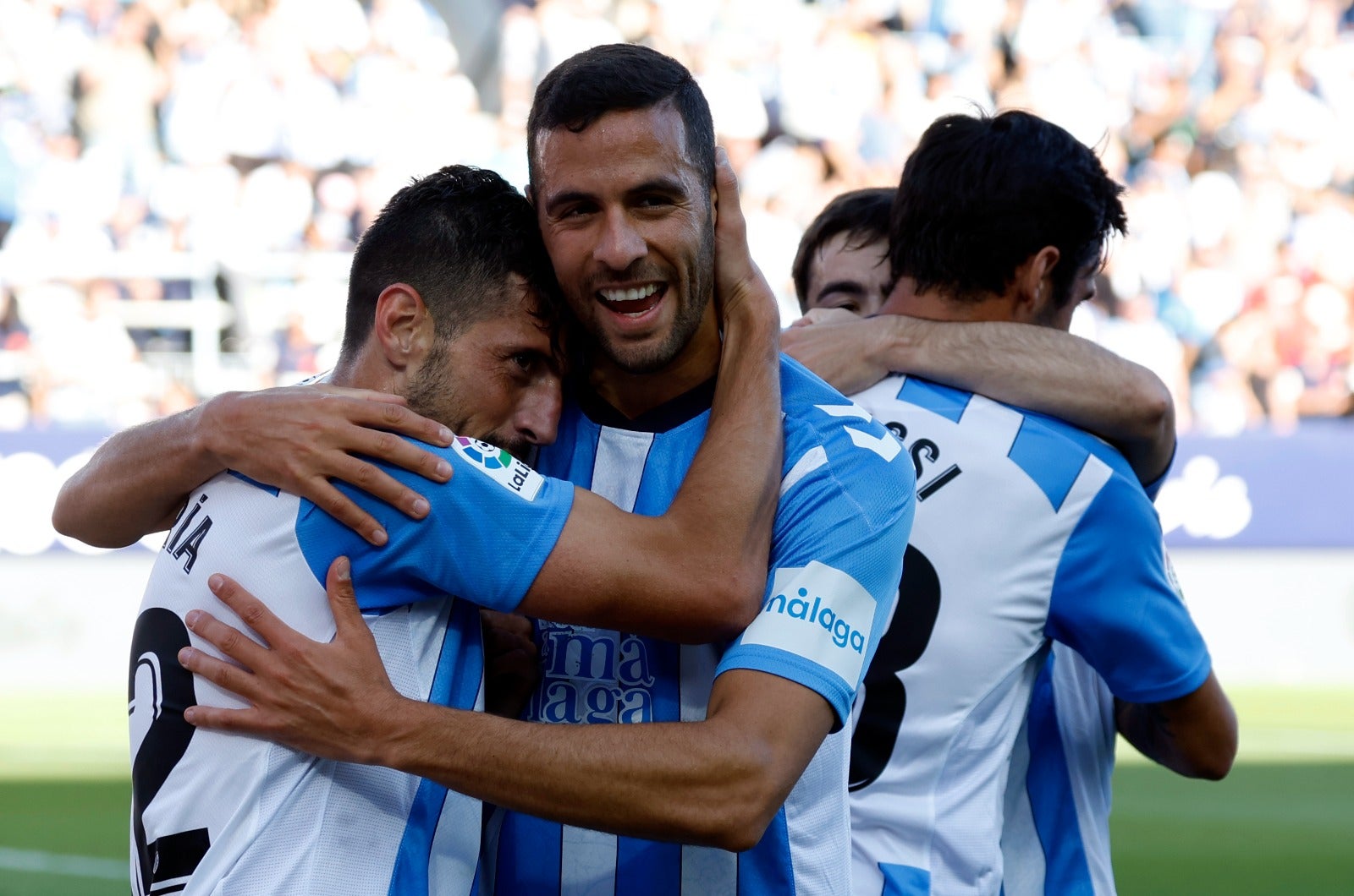 Las mejores imágenes del partido Málaga-Cartagena