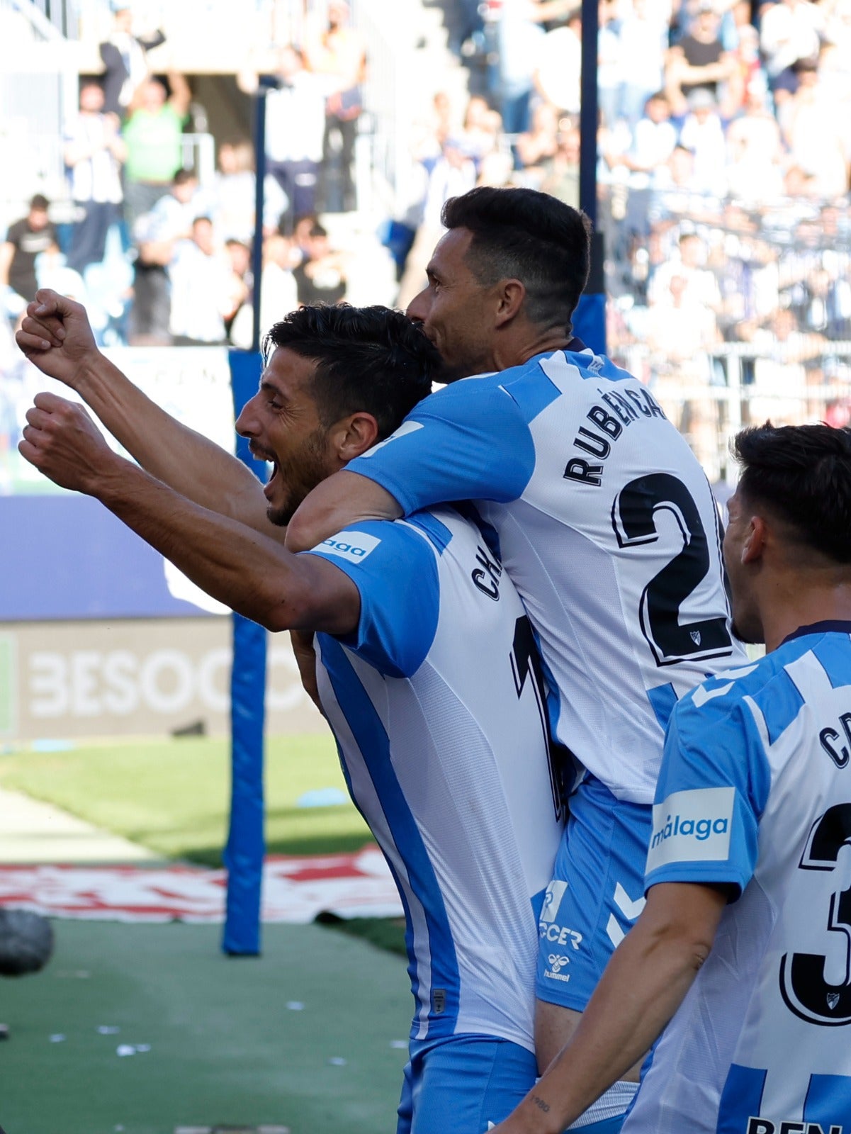 Las mejores imágenes del partido Málaga-Cartagena
