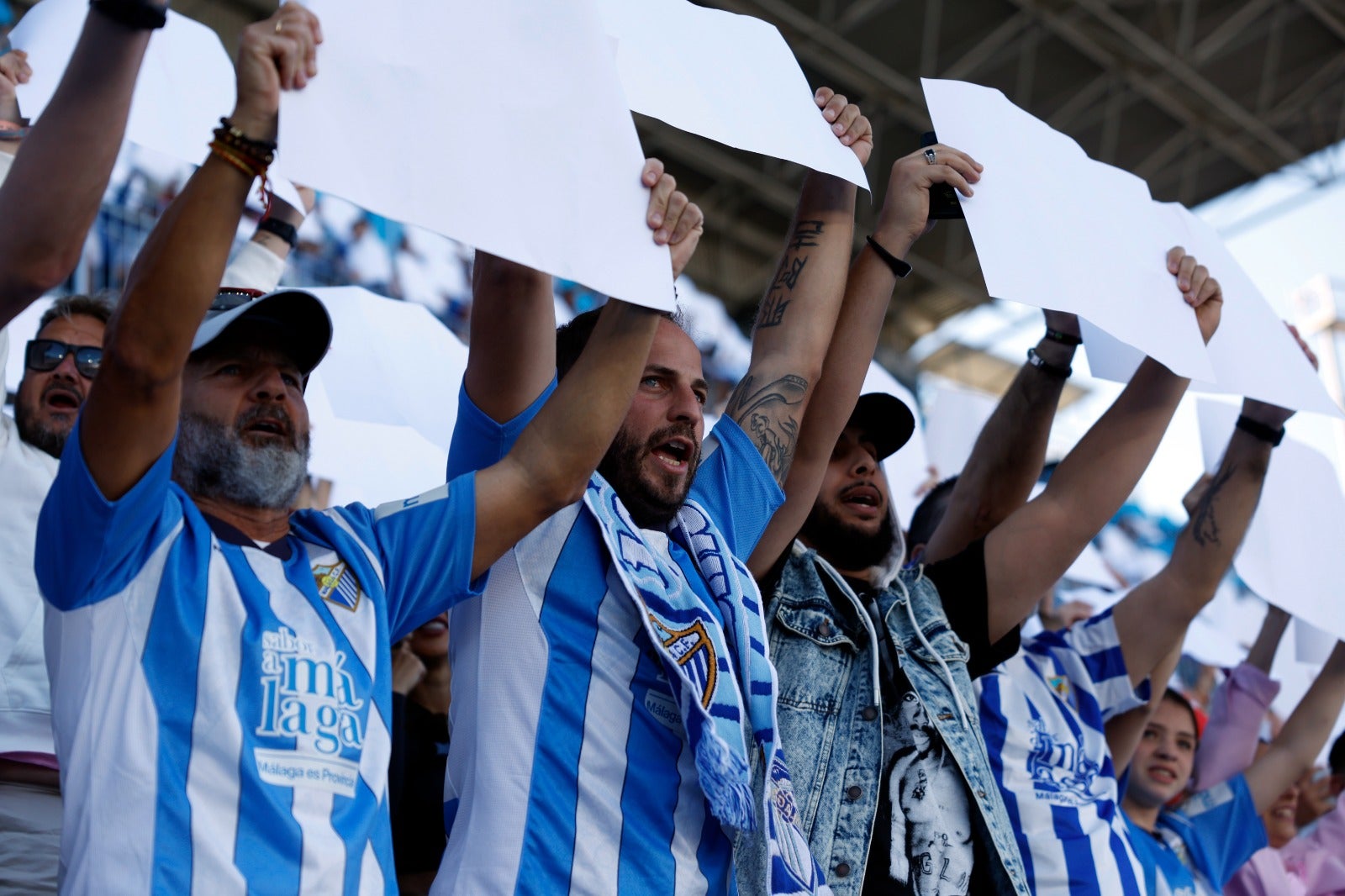 Las mejores imágenes del partido Málaga-Cartagena
