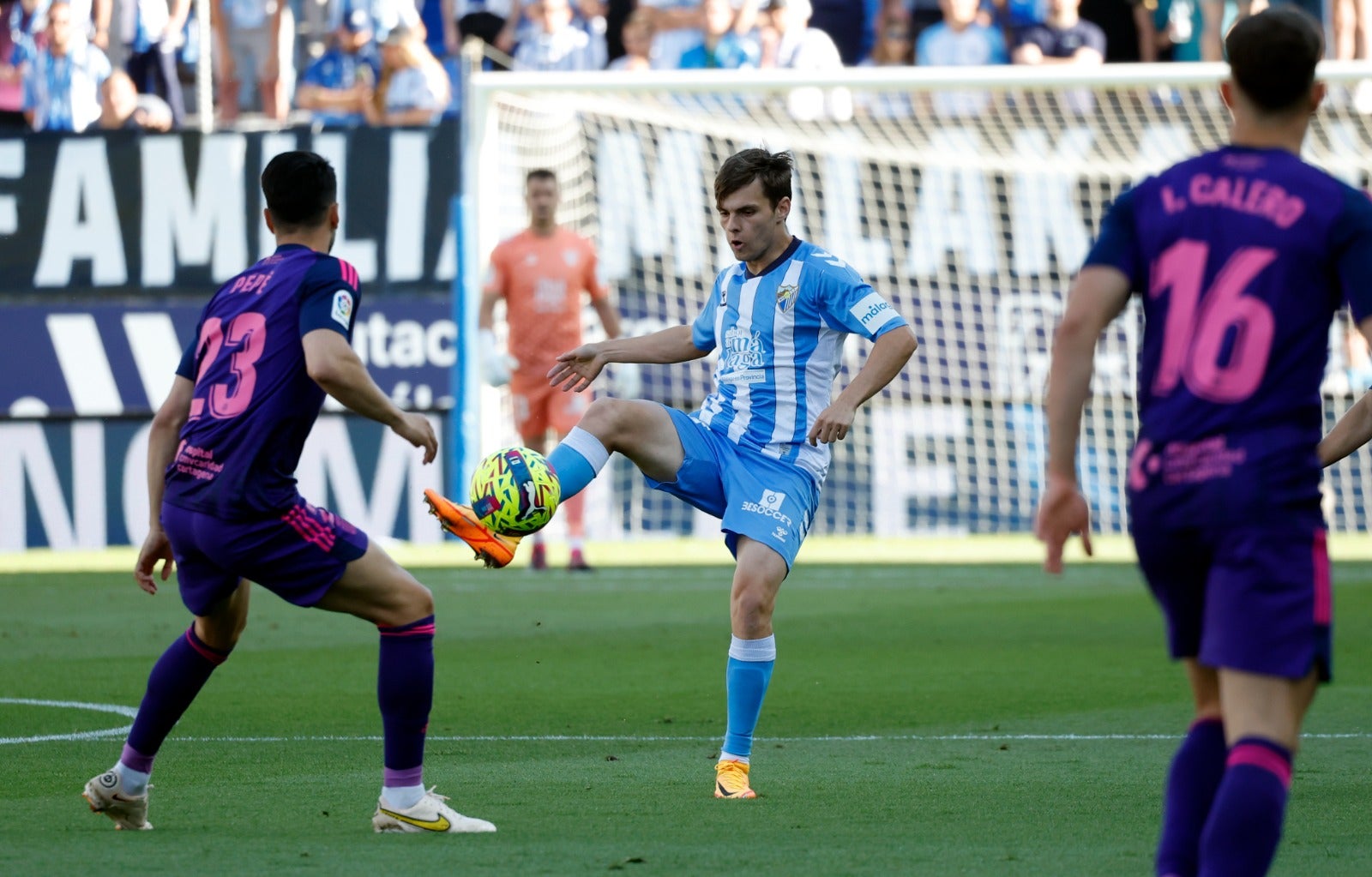 Las mejores imágenes del partido Málaga-Cartagena