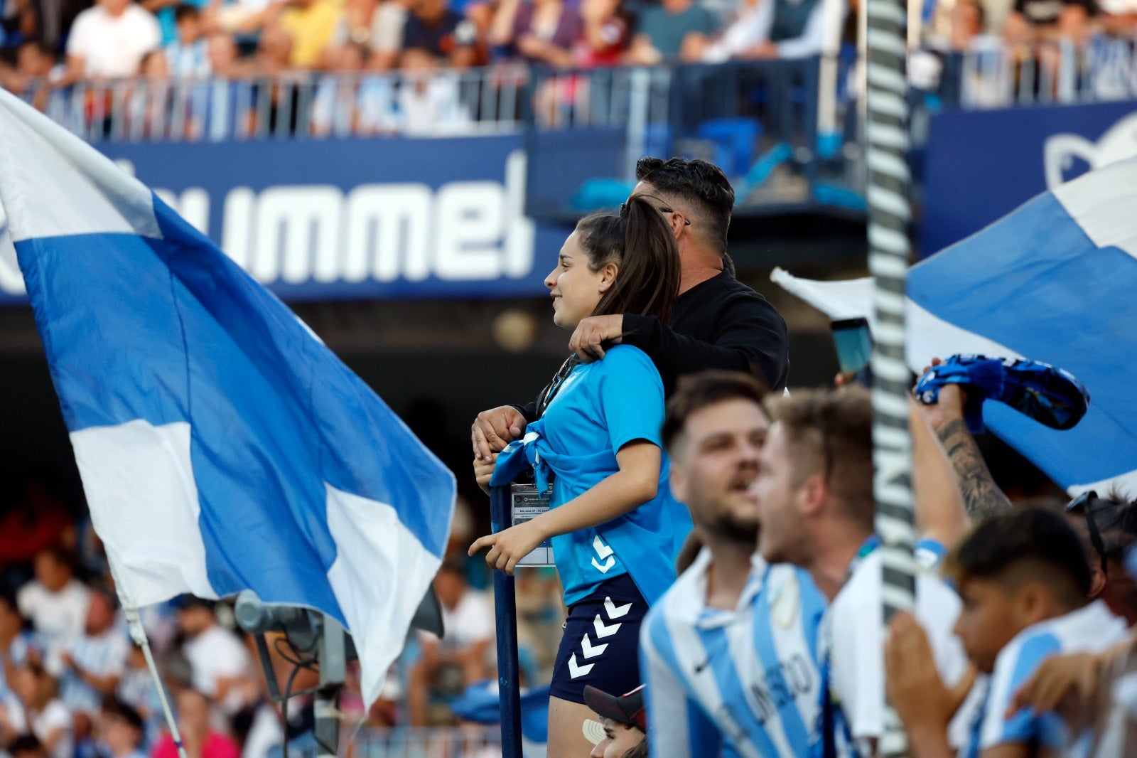 Las mejores imágenes del partido Málaga-Cartagena
