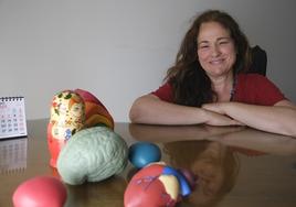 Begoña Velasco, en su consulta en Teatinos, después de realizar la entrevista con SUR.