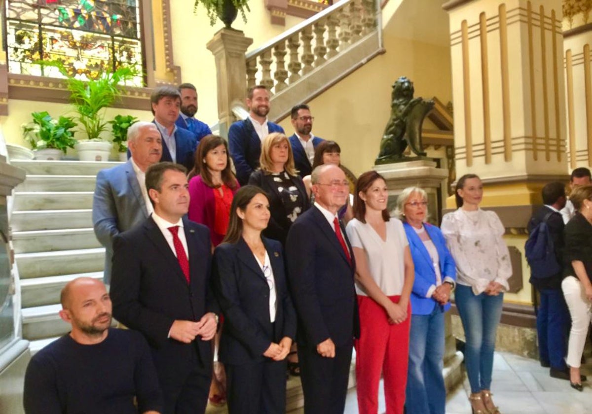 En la imagen, el equipo de gobierno que se formó tras las elecciones municipales de 2019.