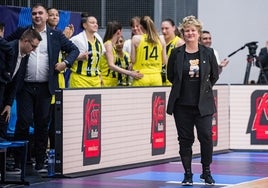 Marina Maljkovic, durante la final de la Euroliga femenina.