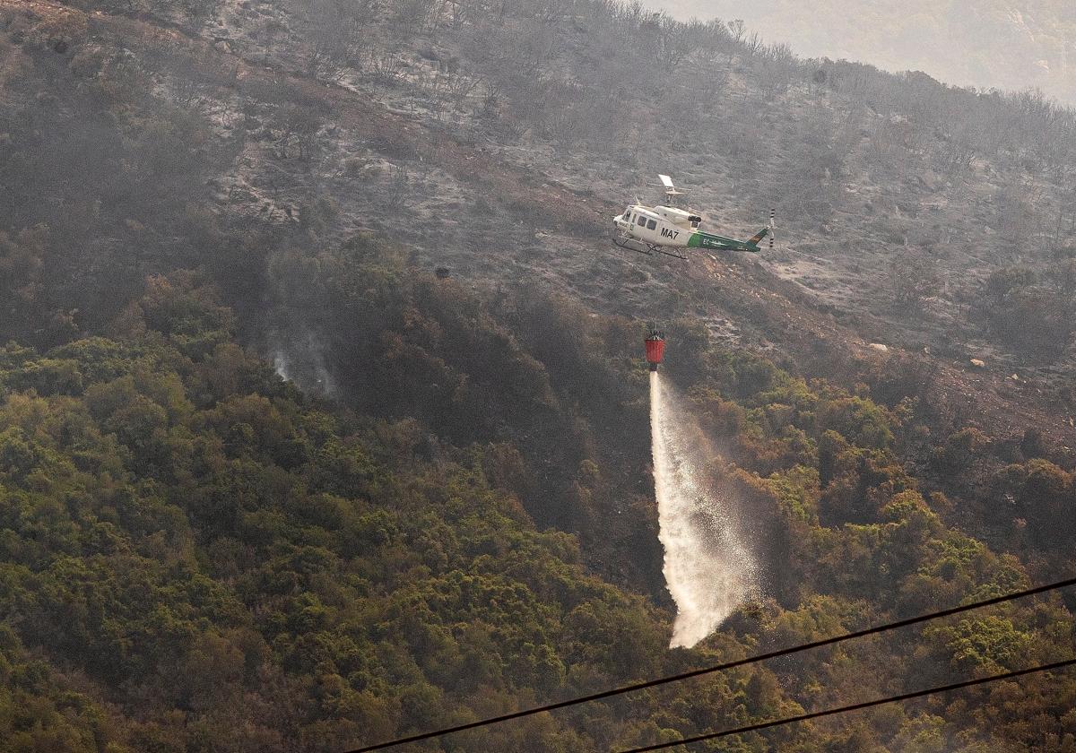 Extinguido el incendio declarado en un paraje de Tarifa tras 12 días