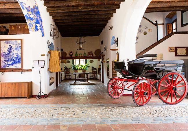 Interior del Cortijo de San Antonio, en el término municipal de Casarabonela.