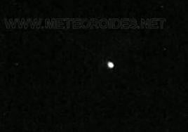 La bola de fuego fue captada a las seis de la mañana.