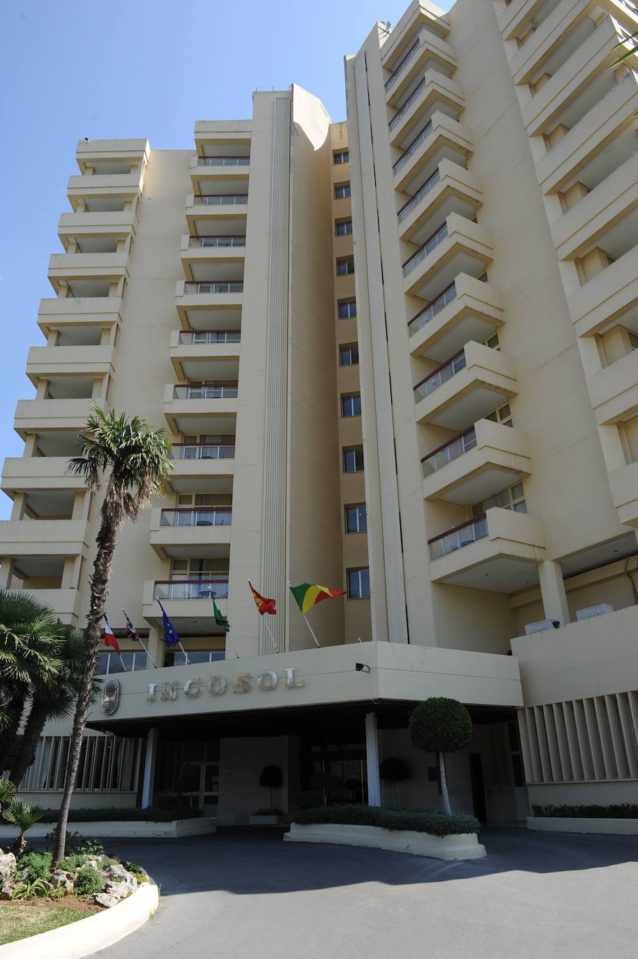 Fachada del hotel