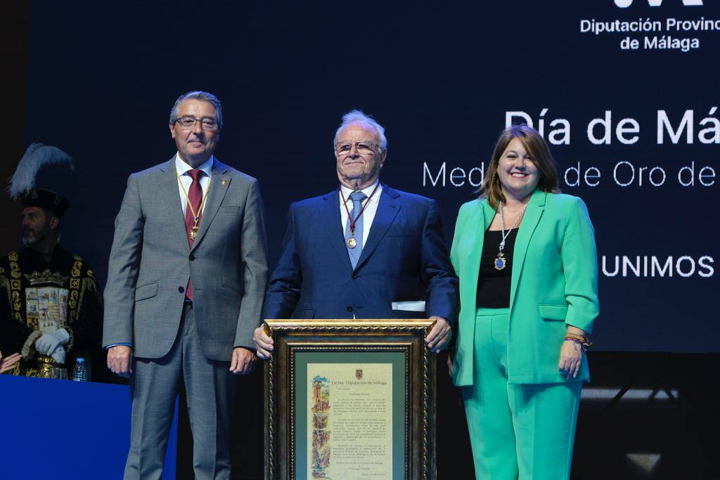 La entrega de las Medallas de Oro de la Provincia de Málaga, en imágenes