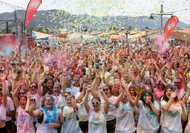Holi Colours convierte a Málaga en un arcoíris de diversión