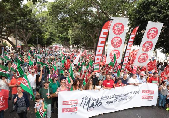 La manifestación del Primero de Mayo, en imágenes